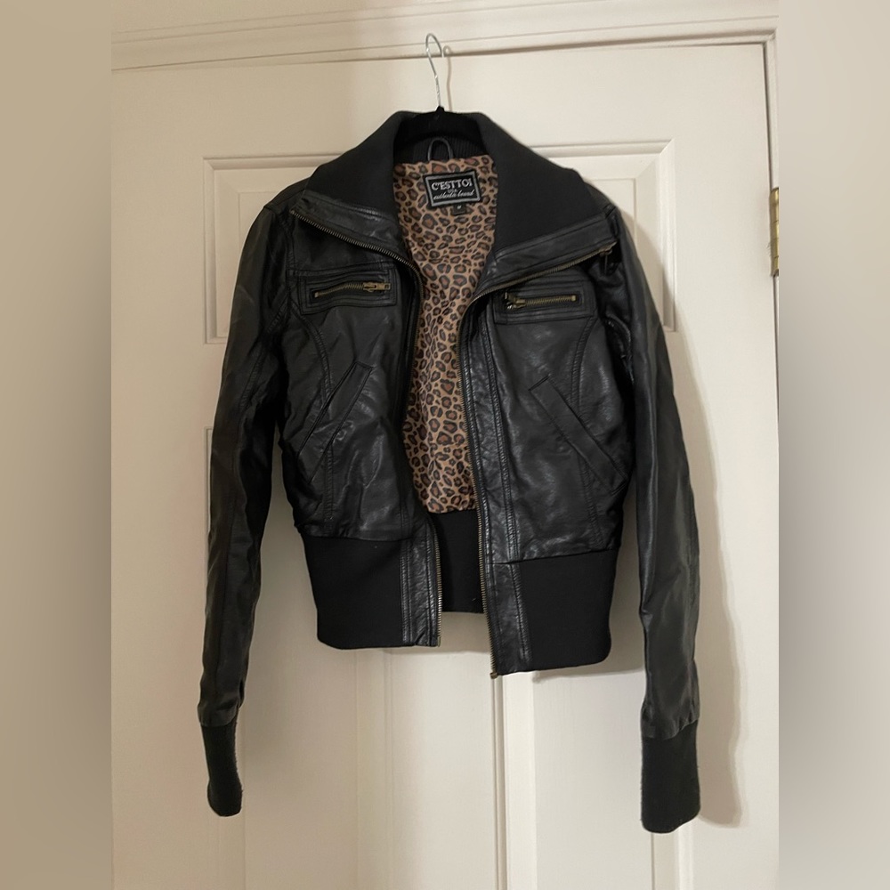 Faux Leather Jacket